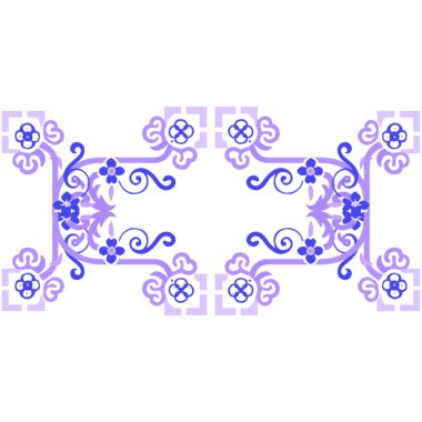 vektör dekoratif çerçeve çiçek