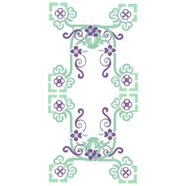 Q harfi alfabeden. vektör.