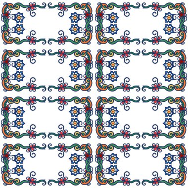 Etnik boho seamless modeli