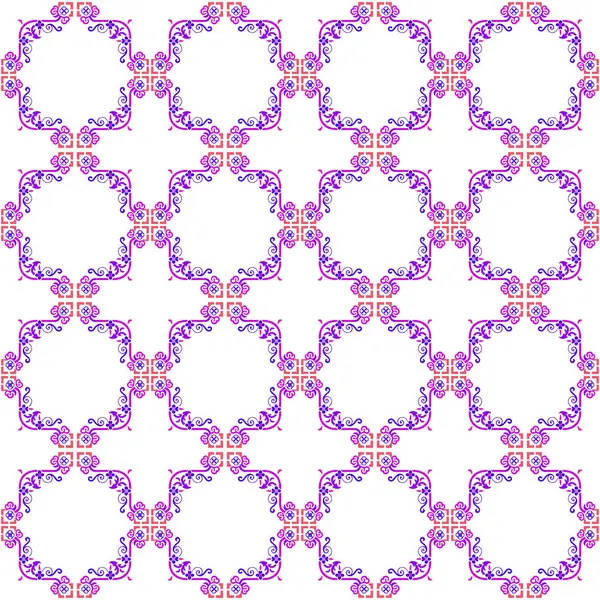 Geometrik çiçekler ile Seamless Modeli