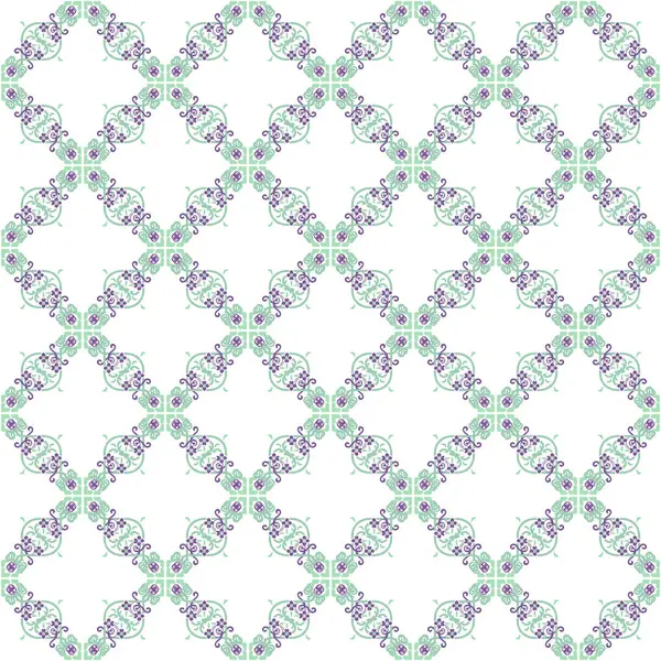 Dekoratif çiçeklerle kusursuz desen. vektör