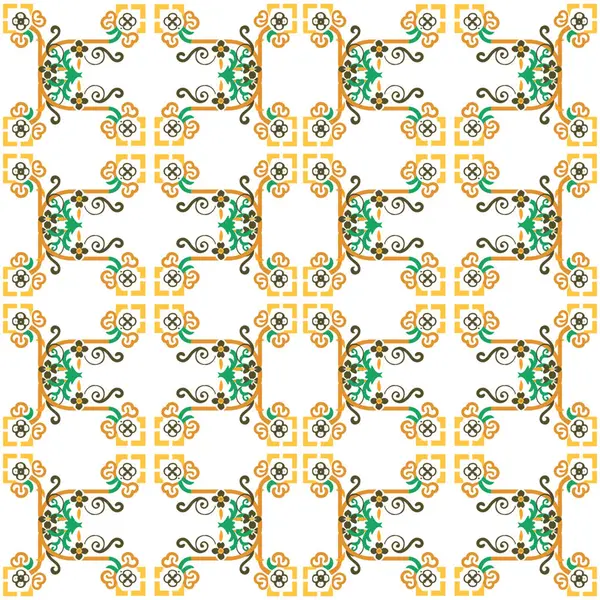 vektör soyut çiçek seamless modeli