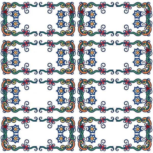 Etnik boho seamless modeli