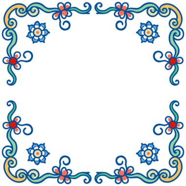 Yunan süslemesinden vektör çerçevesi