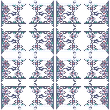 Vektör kusursuz desen. grafik sanatı