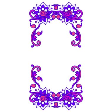 vektör kenarlıkları kümesi