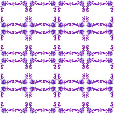 Kusursuz desen. güzel soyut çiçek deseni