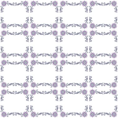 Kusursuz bir şablonun vektör çizimi