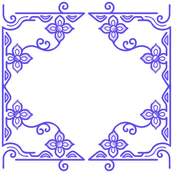 Güzel bir çiçek deseninin vektör çizimi