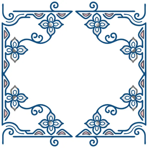 Vektör çiçek süsü. tasarım ögesi