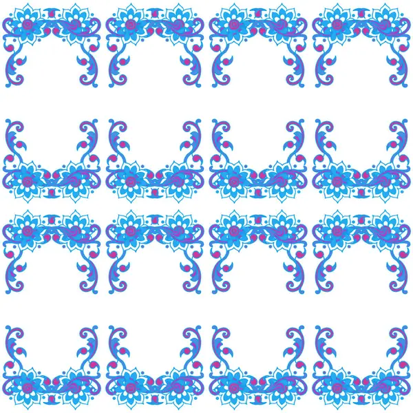 Suluboya el çekilmiş seamless modeli.