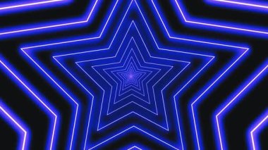 Parlayan yıldızın soyut arkaplanı