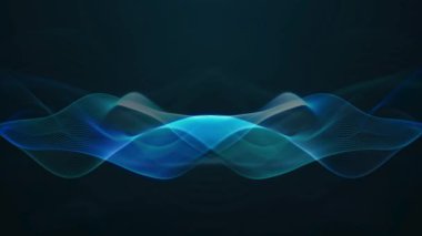 vektör soyut dalga geçmiş