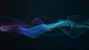 dalga arkaplanı mavi renkte