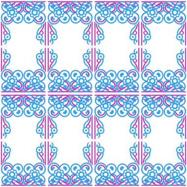 Kabile motifleriyle boho tarzında çizilmiş kusursuz etnik el çizgileri.