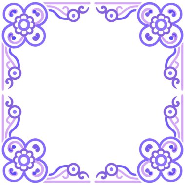 vektör çizim çiçek süsleme ile