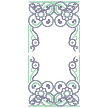 Tasarımınız için doğa elementlerinin vektör illüstrasyonu