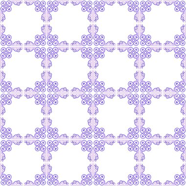 Dikensiz çiçek desenleri.