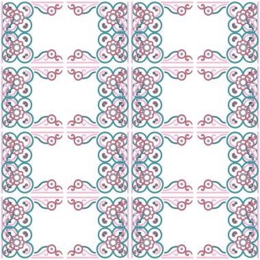 Ulusal süslemenin kusursuz vektör deseni