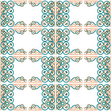 Soyut dikişsiz geometrik desen.