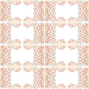 Geometrik öğelerle sorunsuz arka plan