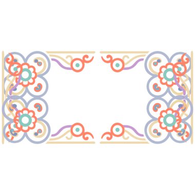 Doğu süslemeleri Çin tarzında.