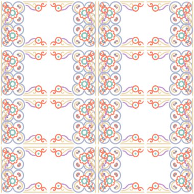 Kusursuz bir arka plan modeli. Dekoratif süs deseni. vektör illüstrasyonu