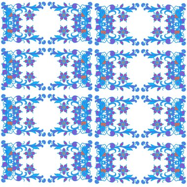 Soyut süslemeli kusursuz desen