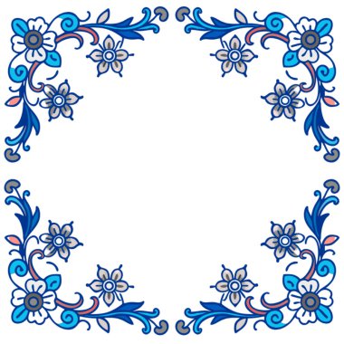 Ukrayna halk süsü ile vektör illüstrasyonu. etnik model.