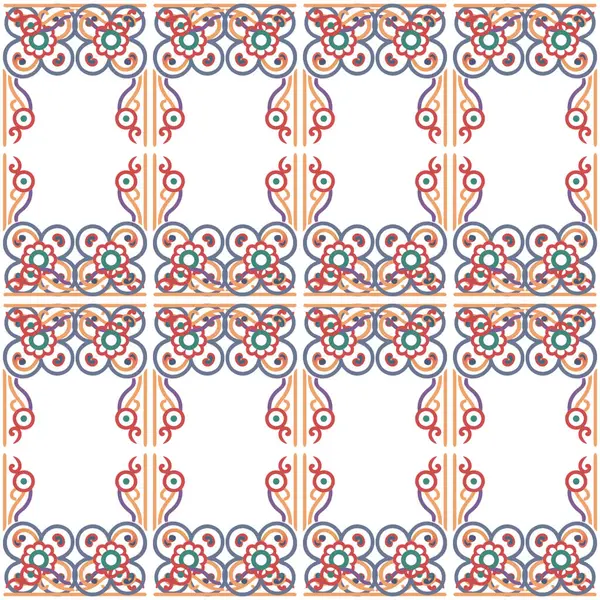Dikişsiz vektör desen oryantal tarzı