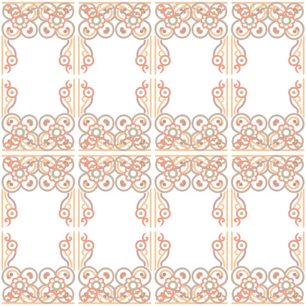 Soyut geometrik süslemenin vektör çizimi