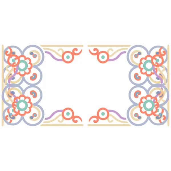 Doğu süslemeleri Çin tarzında.