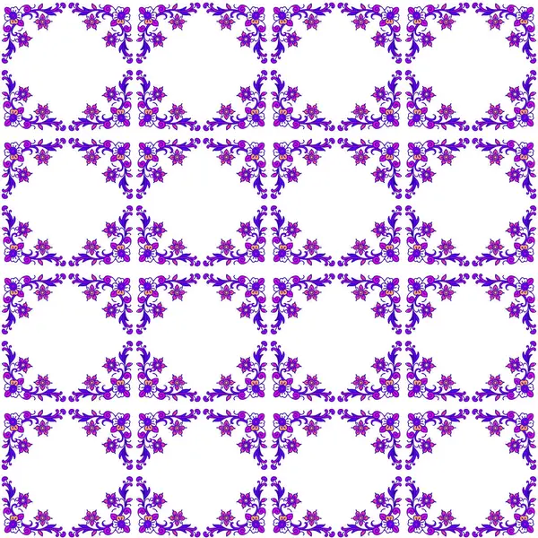 Beyaz arkaplanda soyut geometrik şekillerin kusursuz vektör deseni