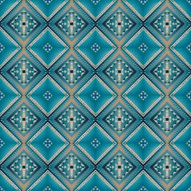 Soyut etnik otantik simetrik desen süs dekoratif Kaleidoscope hareketi geometrik daire ve yıldız şekli