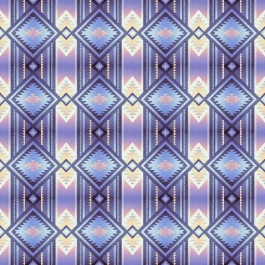 Soyut etnik otantik simetrik desen süs dekoratif Kaleidoscope hareketi geometrik daire ve yıldız şekli