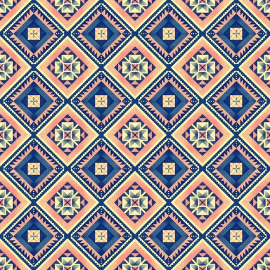 Soyut geometrik şekilli kusursuz desen. vektör illüstrasyonu