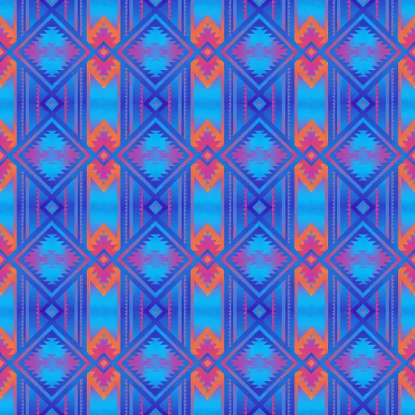 Etnik model. soyut kaleydoskop kumaş tasarımı.