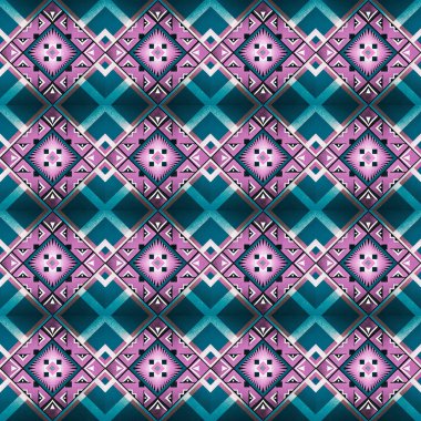 Eşkenar dörtgenlerin kusursuz soyut geometrik arkaplan deseni