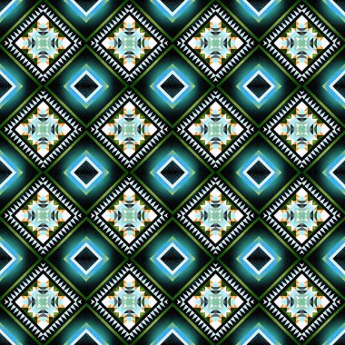 soyut etnik otantik simetrik süs desenli kaleydoskop hareketi geometrik çember ve yıldız şekli