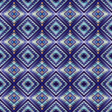 etnik çiçek seamless modeli