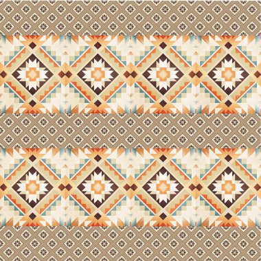 Soyut süs eşyasıyla kusursuz desen. vektör illüstrasyonu