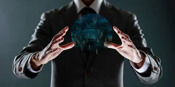 Modern şehir planına sahip iş adamının çifte teşhisi