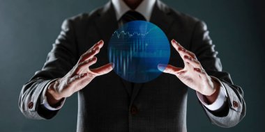 finansal büyüme grafiği, borsa, borsa, ticaret, iş konsepti.