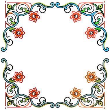 geometrik süsleme biçiminde kusursuz vektör deseni