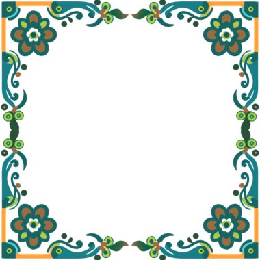 Vintage çiçek arkaplanının vektör çizimi