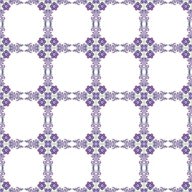 Geometrik şekilli kusursuz desen vektör çizimi