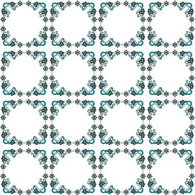 Geometrik soyut dikişsiz desen, vektör illüstrasyonu