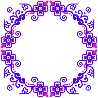 Metin için yeri olan çiçek desenli bir vektör. Metinleriniz için bir yer.