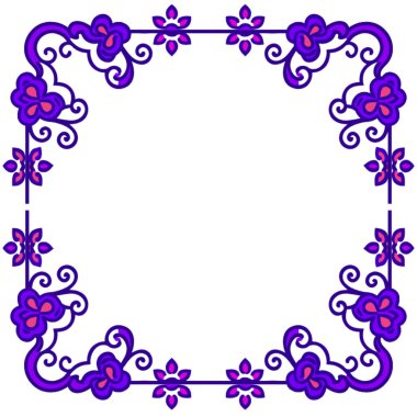 vektör çerçeve çiçek