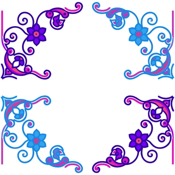 Çiçek desenli güzel bir çiçeğin vektör çizimi